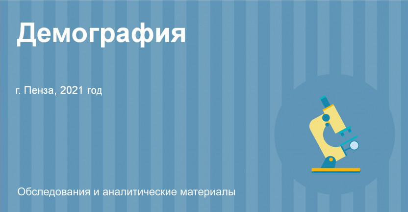 Миграционное движение населения г.Пензы в 2021 году