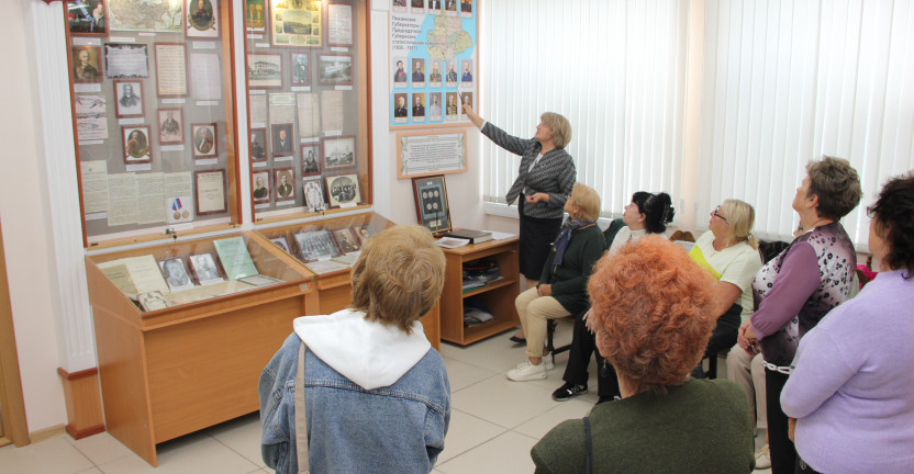 Представители старшего поколения посетили музей Пензастата