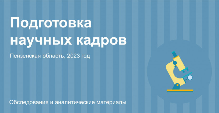 Подготовка научных кадров Пензенской области в 2023 году